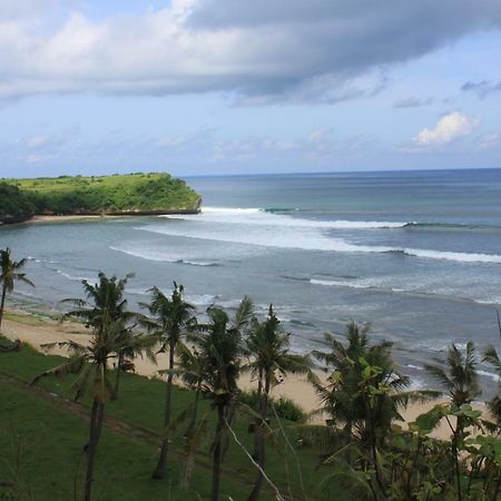 Jimbaran Balangan Beach Front Villa Nakar Pecatu Eksteriør billede
