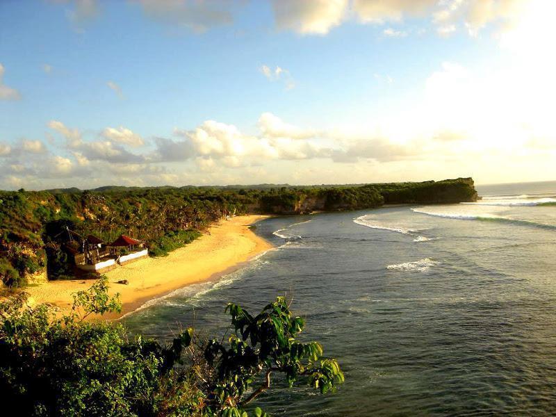 Jimbaran Balangan Beach Front Villa Nakar Pecatu Eksteriør billede