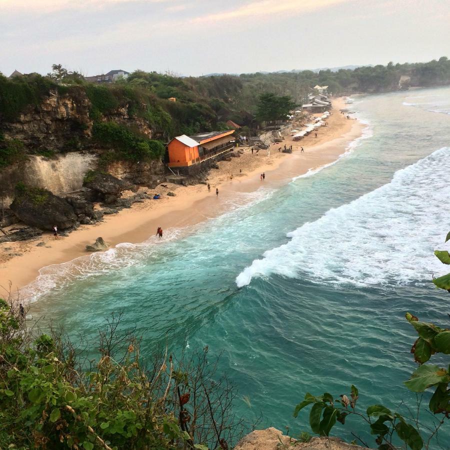 Jimbaran Balangan Beach Front Villa Nakar Pecatu Eksteriør billede